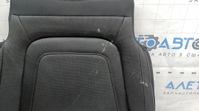 Hyundai Tucson 22-26 passenger seat cushion upholstery, black leather, perforated, heated, ventilated, frameless, stained