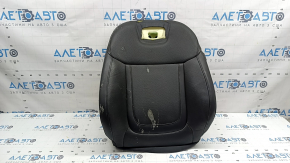 Driver's seat back upholstery for Hyundai Tucson 22-26, black leather, perforated, heated, suitable for ventilation, melted plastic spots, suitable for dry cleaning