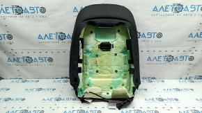 Driver's seat back upholstery for Hyundai Tucson 22-26, black leather, perforated, heated, suitable for ventilation, melted plastic spots, suitable for dry cleaning