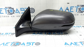 Left side mirror assembly for Honda CRV 17-22, 9 pins, turn signal, BSM, heated, graphite, scratches