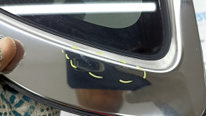 Rear right window, blind glass, Honda CRV 17-22, tinted, scratches on molding, bump