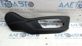 Hyundai Tucson 22-26 passenger seat control trim, black, electric, no controls, worn, dry-cleanable
