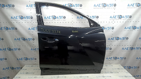 Hyundai Tucson 2020-2026 bare front right door with upper molding, chrome, black S3B