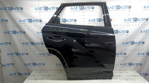 Hyundai Tucson 22-26 USA bare rear right door with upper molding, chrome, black S3B, metal tear