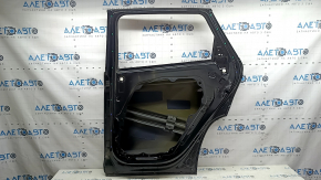 Hyundai Tucson 22-26 USA bare rear right door with upper molding, chrome, black S3B, metal tear