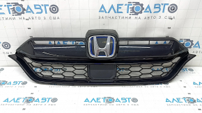 Honda CRV 20-22 hybrid radiator grille assembly with badge, radar-mounted, with molding trims