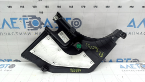 Hyundai Tucson 2022-2026 black lower left front pillar trim, scratches