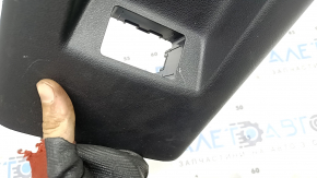 Rear center console trim for Hyundai Tucson 2022-2026, black, type 2, scratches, broken mount, bump