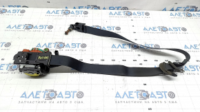 Passenger seat belt with squib for Hyundai Tucson 22-26, black, sooty, rusty squib