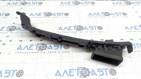Right front panel trim with air vent deflector for Hyundai Tucson 22-26, black, sooty