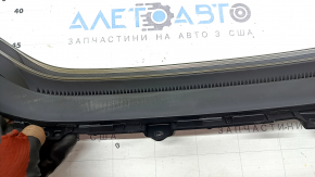 Right front panel trim with air vent deflector for Hyundai Tucson 22-26, black, sooty