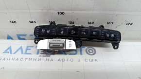 Hyundai Tucson 22-26 center console button block for parking sensors, heated and cooled seats, heated steering wheel, and hill descent control, scratches
