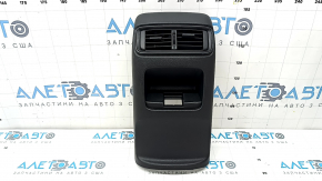 Honda CRV 17-22 rear center console trim, black, with air duct, worn