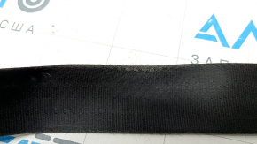 Driver's seat belt with tensioner and squib for Honda CRV 17-22, black, gray trim, worn, needs cleaning