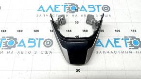 Lower steering wheel cover for Honda CRV 19-21, black with chrome, scratches