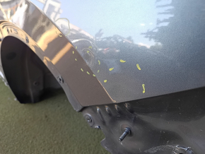 Quarter wing rear left VW Tiguan 18-24 long graphite, sawed off, with central pillar, dents, bumps