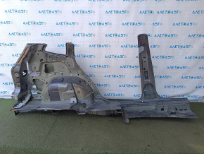 Quarter wing rear left VW Tiguan 18-24 long graphite, sawed off, with central pillar, dents, bumps