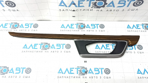Rear left door trim molding for Honda CRV 17-22 wood grain with gray, without trim, worn