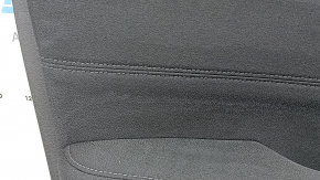 Black front left door panel for Honda CRV 17-22, black fabric armrest, black fabric insert, light wood molding, memory foam, cleanable, scratches, scuffs