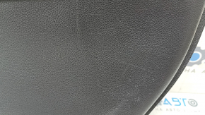 Honda CRV 17-22 black front right door panel, black fabric armrest, black fabric insert, light wood molding, needs cleaning, scuffed