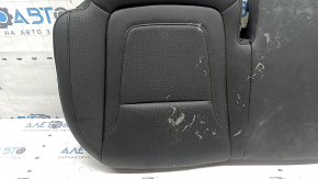 Rear seat cushion, 2nd row, right, Hyundai Tucson 22-26, black leather, perforated, heated, melted plastic spots, dry cleanable