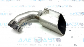Left inner exhaust pipe tip for Porsche Cayenne 19-23, chrome