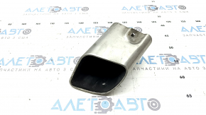 Left outer exhaust pipe tip for Porsche Cayenne 19-23, chrome, without pipe