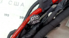 Wiring for the front bumper of a 2020 Ford Mustang Mach-E for parking sensors, radar, and a camera