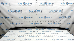 Right longitudinal roof rail for Hyundai Tucson 22-26 for panoramic windows, glossy black, melted rear part