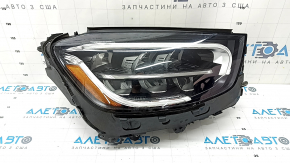 Mercedes GLC 20-22 LED right front headlight assembly with seal