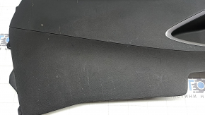 Right rear center console side trim for Hyundai Tucson 22-26, black with chrome, type 1, scratches