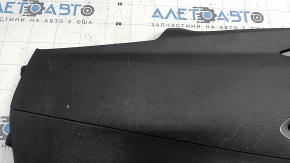 Right rear center console side trim for Hyundai Tucson 22-26, black with chrome, type 1, scratches