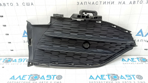 Right front bumper grille for Mercedes GLC 300 20-22, structure for parking sensors, AMG pack