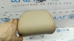 Front right headrest for BMW 3 Series F30 4D 12-18, beige leather, dry-cleanable
