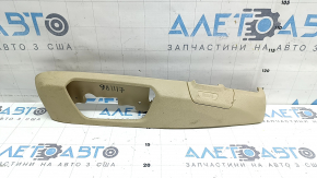 Left side driver's seat trim for BMW 3 F30 12-18, beige, with trim, electrically powered, dry-cleanable