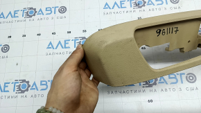Left side driver's seat trim for BMW 3 F30 12-18, beige, with trim, electrically powered, dry-cleanable