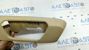Right side passenger seat trim for BMW 3 F30 12-18 beige, with trim, electrically powered, dry-cleanable, broken mount