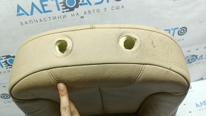 Driver's seat back upholstery for BMW 3 F30 16-18, beige leather, Sport, heated, dry-cleanable
