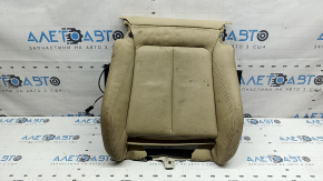 BMW 3 F30 12-18 passenger seat cushion upholstery, beige leather, Sport, heated, dry-cleanable