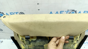 BMW 3 F30 12-18 passenger seat cushion upholstery, beige leather, Sport, heated, dry-cleanable