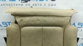 BMW 3 F30 12-18 passenger seat cushion upholstery, beige leather, Sport, heated, dry-cleanable