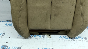 BMW 3 F30 12-18 passenger seat cushion upholstery, beige leather, Sport, heated, dry-cleanable