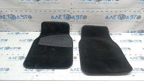 Set of fabric floor mats for BMW 3 Series F30 12-18 black