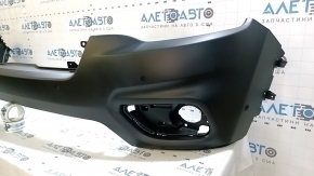 Jeep Cherokee KL 19-23 front bare bumper, upper part, for parking sensors, without tow hook cap