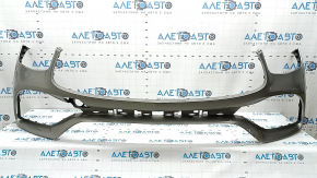 Front bare bumper for Mercedes GLC 300 20-22 with parking sensors and Park Assist, AMG pack, with air ducts, silver, dented, scratches