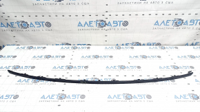 BMW 3 F30 4d 16-18 black rear bumper molding, broken mount