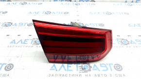 BMW 3 F30 16-18 left trunk lid inner light, light, cracks