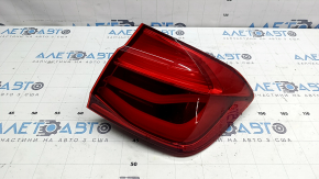 BMW 3 F30 16-18 right outer fender light, light, scratches, glued on