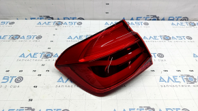 BMW 3 F30 16-18 wing outer light, left, light, scratches, glued on