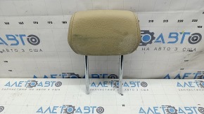 Headrest 2nd row left BMW 3 F30 4d 12-18 leather beige venetobeige, dry cleanable